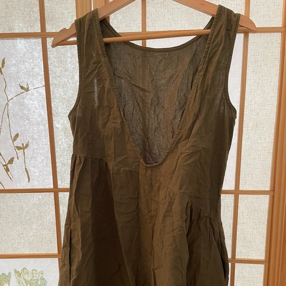 Vintage Olive Romper - Picture 2 of 3
